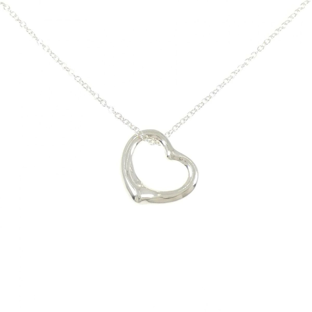 Tiffany Co Elsa Peretti Open Heart Necklace Sterling Silver